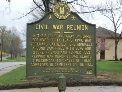 Civil War Reunion Marker image. Click for full size.
