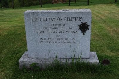 The Old Taylor Cemetery. Click for full size. The Old Taylor Cemetery image. Click for full size.