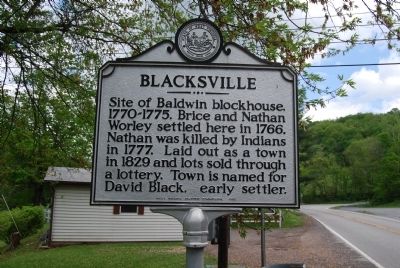 Blacksville Marker image. Click for full size.
