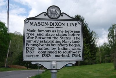 Mason-Dixon Line Marker image. Click for full size.