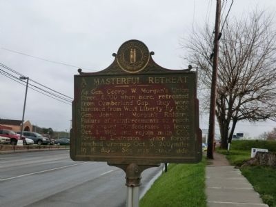 A Masterful Retreat Marker. Click for full size. A Masterful Retreat Marker image. Click for full size.