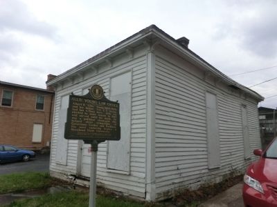 Allie Young Law Office Marker. Click for full size. Allie Young Law Office Marker image. Click for full size.