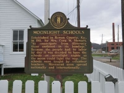 Moonlight Schools Marker image. Click for full size.