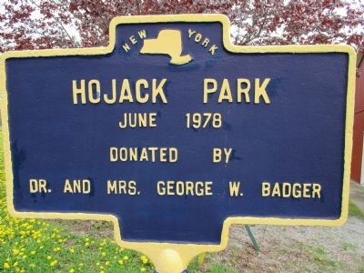Hojack Park Marker image. Click for full size.