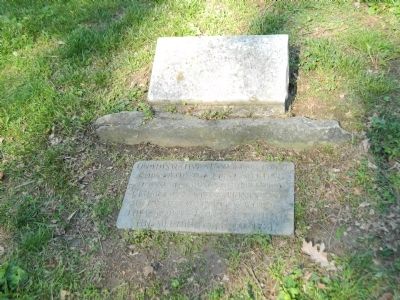 Marker, with stone.. Click for full size. Marker, with stone. image. Click for full size.