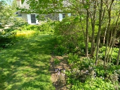 Garden, site of the common grave. Click for full size. Garden, site of the common grave image. Click for full size.