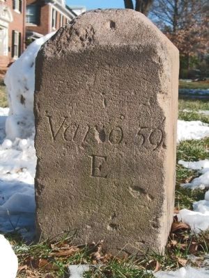 Original Federal Boundary Stone NW 7 image. Click for full size.