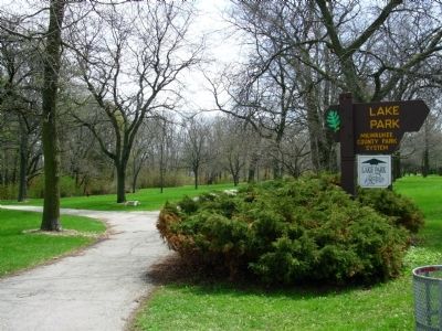 Lake Park Marker. Click for full size. Lake Park Marker image. Click for full size.