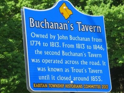 Buchanan's Tavern Marker image. Click for full size.