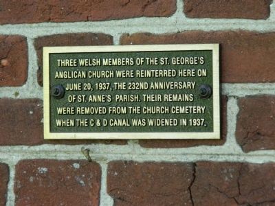 Three Welsh Members Marker image. Click for full size.