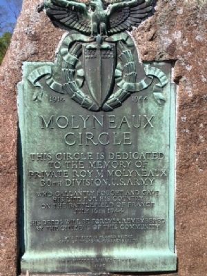 Molyneaux Circle Marker image. Click for full size.