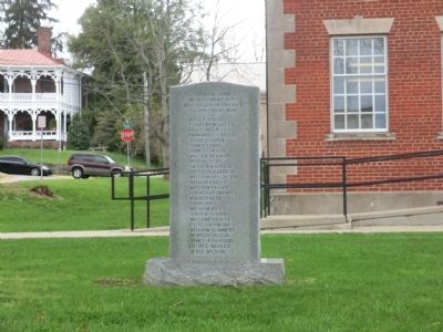 Montgomery County War Memorial Courthouse-World War I Veterans Memorial. Click for full size. Montgomery County War Memorial Courthouse-World War I Veterans Memorial image. Click for full size.