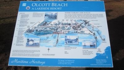 Olcott Beach Marker image. Click for full size.
