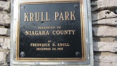 Krull Park Marker image. Click for full size.