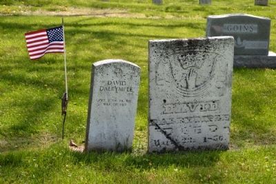 Headstones for David Dalrymple image. Click for full size.