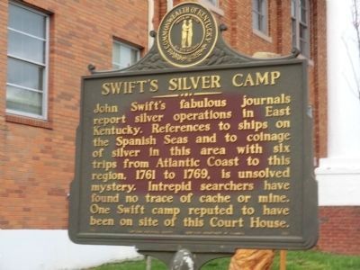 Swift's Silver Camp Marker image. Click for full size.