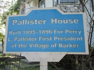Pallister House Marker. Click for full size. Pallister House Marker image. Click for full size.
