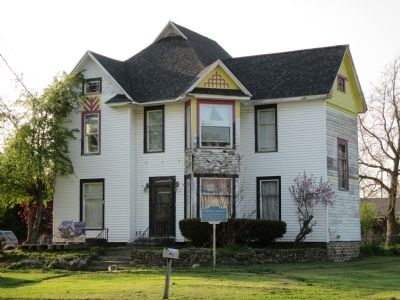 Northwestward View Pallister House and Marker. Click for full size. Northwestward View Pallister House and Marker image. Click for full size.