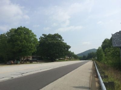 Cherokee Defeat Marker Area (Looking North) image. Click for full size.