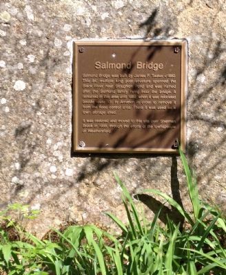 Salmond Bridge Marker. Click for full size. Salmond Bridge Marker image. Click for full size.