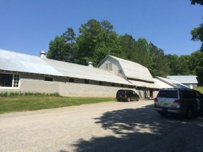 Blythewood Farms Barns nearby marker. image. Click for full size.