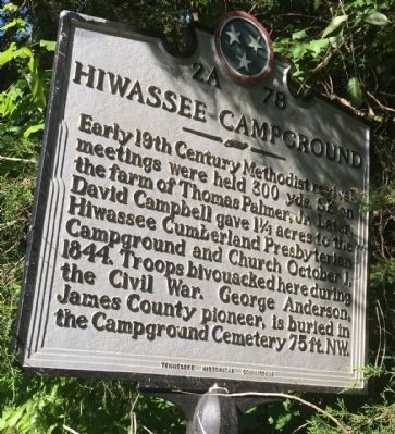 Hiwassee Campground Marker image. Click for full size.