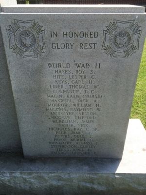 World War II - In Honored Glory Rest. Click for full size. World War II - In Honored Glory Rest image. Click for full size.