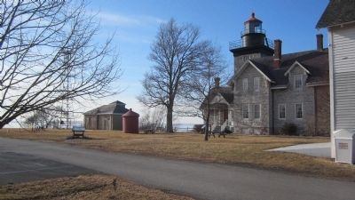 Northwestward View 30 Mile Point Lighthouse and Marker. Click for full size. Northwestward View 30 Mile Point Lighthouse and Marker image. Click for full size.