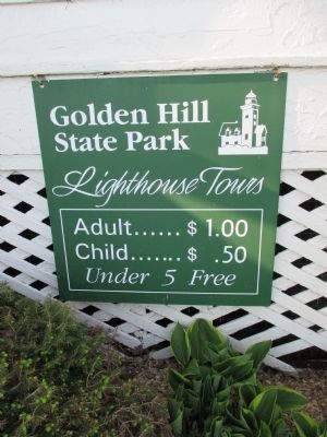 30 Mile Point Lighthouse Tours Sign image. Click for full size.