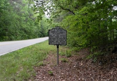 Wide view of the James City County / York County Marker. Click for full size. Wide view of the James City County / York County Marker image. Click for full size.