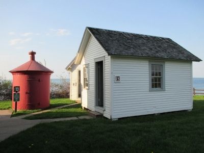 30 Mile Point Lighthouse Outbuildings. Click for full size. 30 Mile Point Lighthouse Outbuildings image. Click for full size.