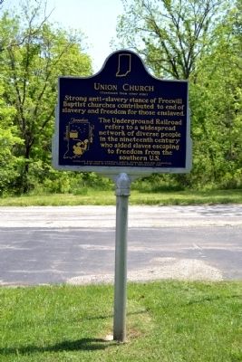 Union Church Marker. Click for full size. Union Church Marker image. Click for full size.