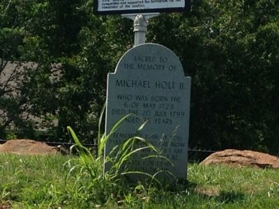 Sacred to the memory of Michael Holt II. Click for full size. Sacred to the memory of Michael Holt II image. Click for full size.