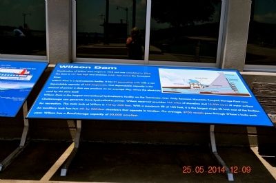 Wilson Dam Marker image. Click for full size.