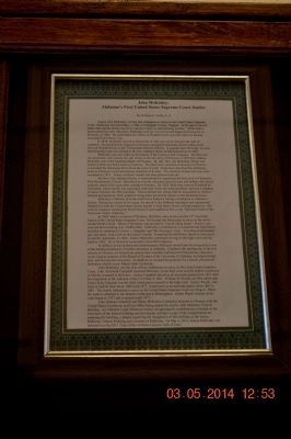 Justice John McKinley Federal Building Marker. Click for full size. Justice John McKinley Federal Building Marker image. Click for full size.