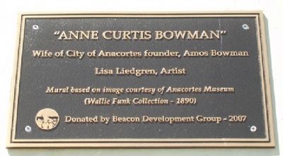 "Anne Curtis Bowman" Mural Marker image. Click for full size.