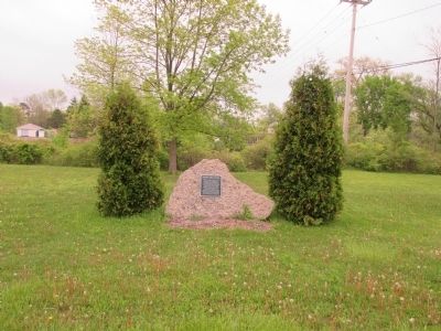 Roadside View Grand Erie Canal Marker. Click for full size. Roadside View Grand Erie Canal Marker image. Click for full size.