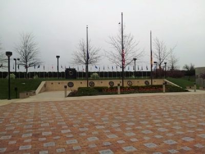 Pittsburg State University Veterans Memorial image. Click for full size.