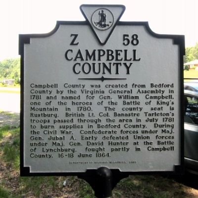 Campbell County Marker image. Click for full size.