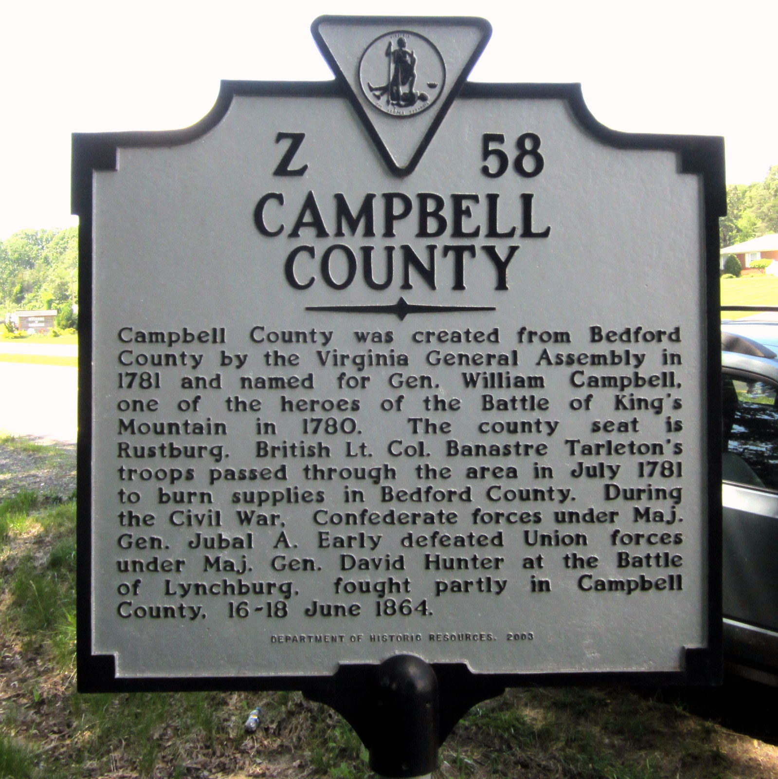 Campbell County Marker