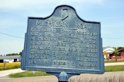 Michigan Road Marker image. Click for full size.