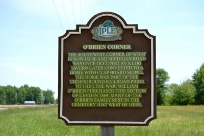 O'Brien Corner Marker image. Click for full size.