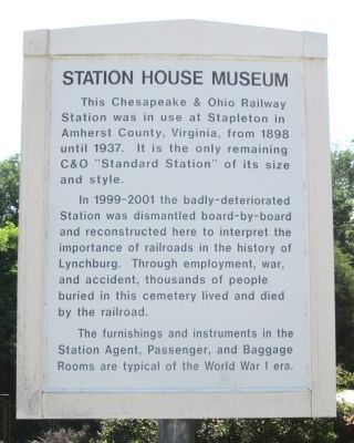 Station House Museum Marker image. Click for full size.