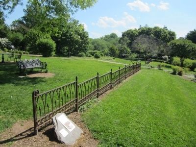 College Hill Reservoir Iron Fencing image. Click for full size.