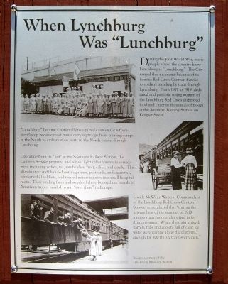 When Lynchburg Was “Lunchburg” Marker. Click for full size. When Lynchburg Was “Lunchburg” Marker image. Click for full size.