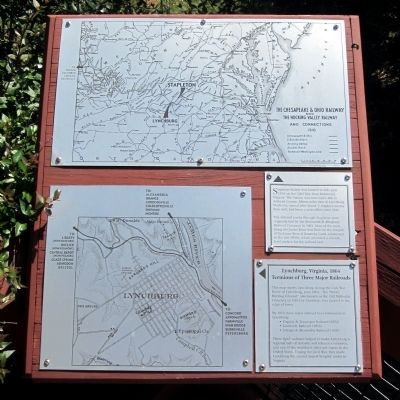Lynchburg, Virginia, 1864 Marker. Click for full size. Lynchburg, Virginia, 1864 Marker image. Click for full size.