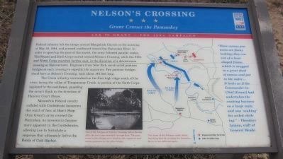 Nelsons Crossing Marker image. Click for full size.