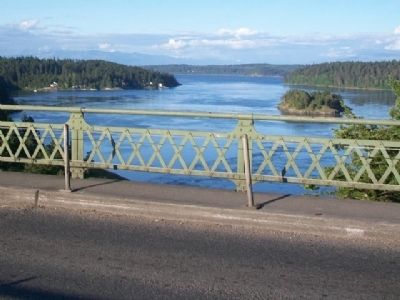 Deception Pass Looking East From Bridge. Click for full size. Deception Pass Looking East From Bridge image. Click for full size.