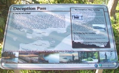 Deception Pass Marker. Click for full size. Deception Pass Marker image. Click for full size.