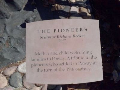 The Pioneers Plaque image. Click for full size.